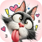 Cute Funny Animal Color icon