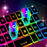 Neon LED Keyboard: RGB & Emoji icon