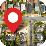 GPS Satellite View Earth Map icon