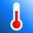 Real thermometer: Temperature icon