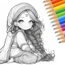 Cute Drawing: おえかき 塗り絵
