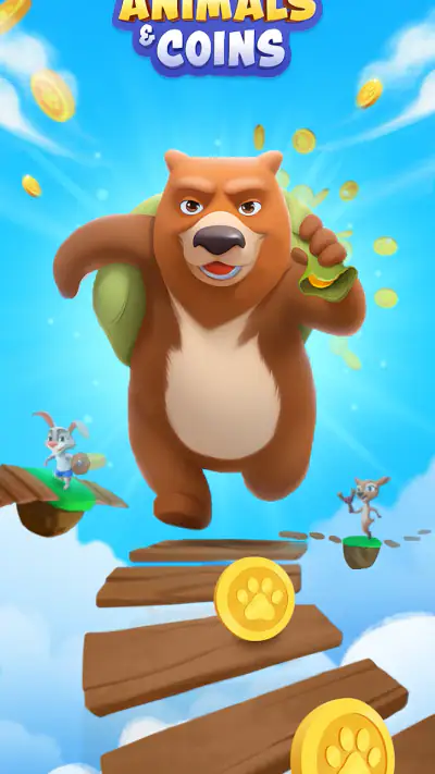 Animals & Coins Abenteuerspiel screenshot 1
