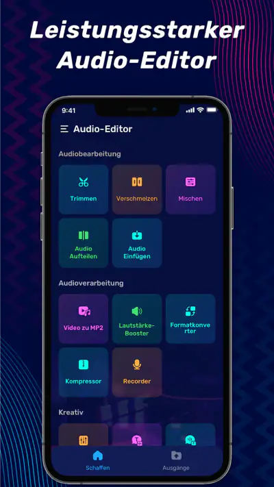 Audio Editor - Musik schneiden screenshot 1