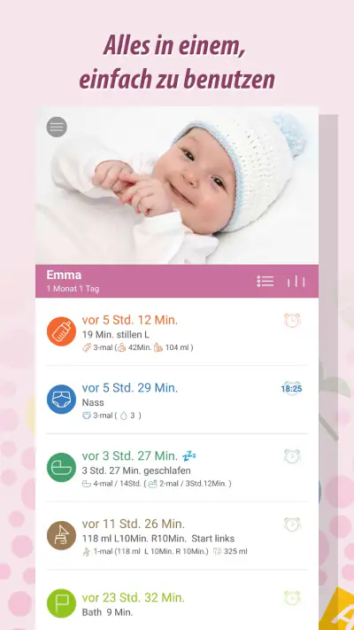 Baby Tracker - Babytagebuch screenshot 1