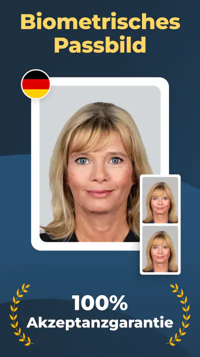 Passbilder App für Deutschland screenshot 1
