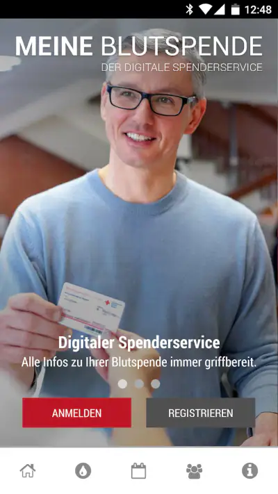 Blutspende - Spenderservice screenshot 1