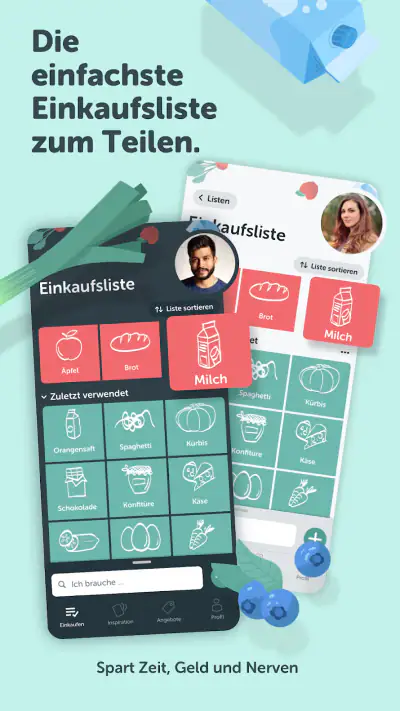 Bring! Einkaufsliste & Rezepte screenshot 1