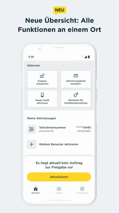 Commerzbank photoTAN screenshot 1