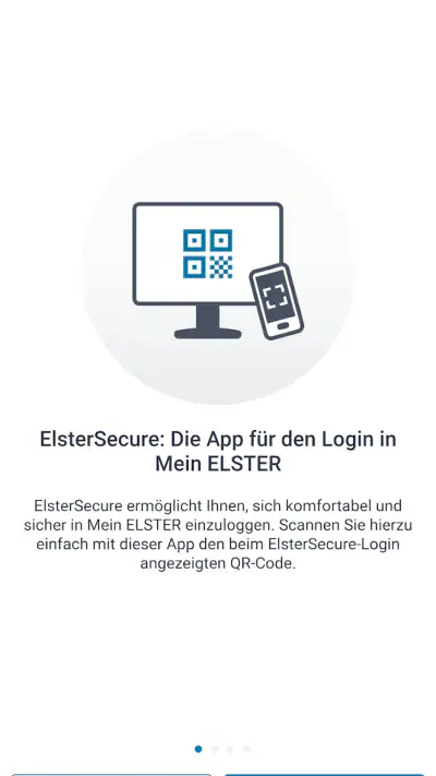 ElsterSecure - sicherer Login screenshot 1