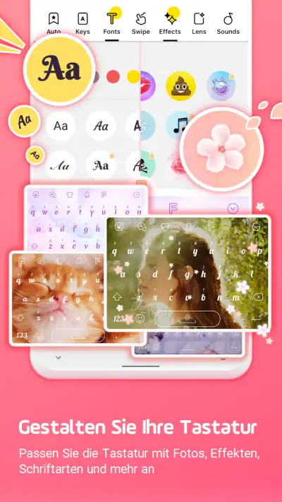 Facemoji-Tastatur Emoji&Design screenshot 1