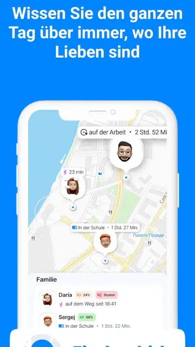 Find my kids: GPS tracking app screenshot 1