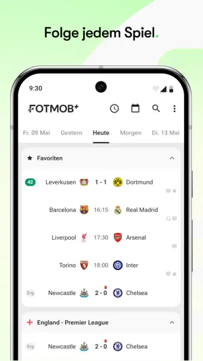 FotMob - Fußball Ergebnisse screenshot 1