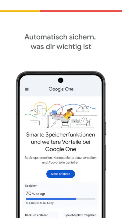 Google One screenshot 1