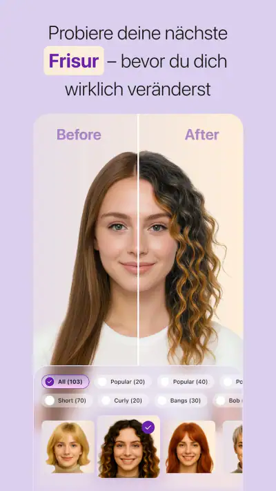 HairHunt: AI Hairstyle Try-On screenshot 1