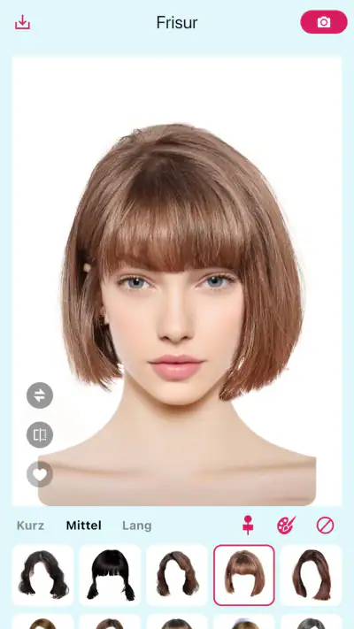 Hairstyle Try On: KI-Frisuren screenshot 1