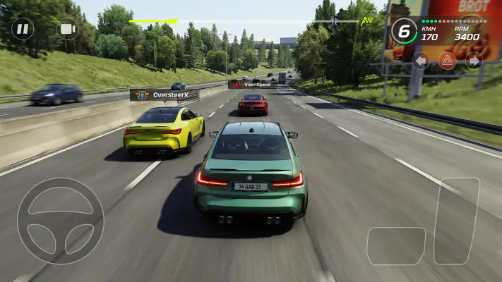 Highway Racer Pro - Auto Spiel screenshot 1
