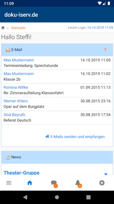 IServ screenshot 1