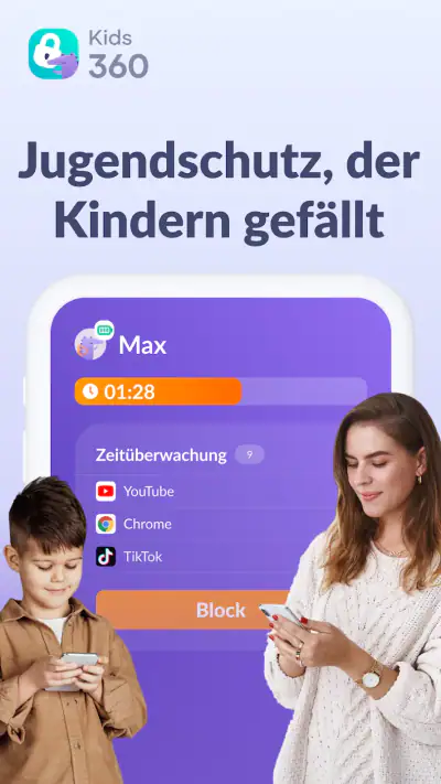 Kids360: Kindersicherung App screenshot 1