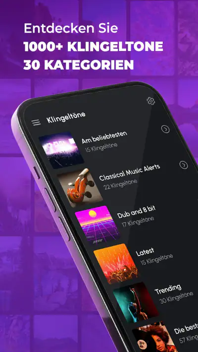 Klingeltöne Hintergrundbilder screenshot 1