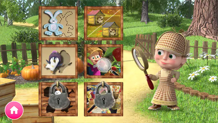 Mascha und der Bär. Lernspiele screenshot 1