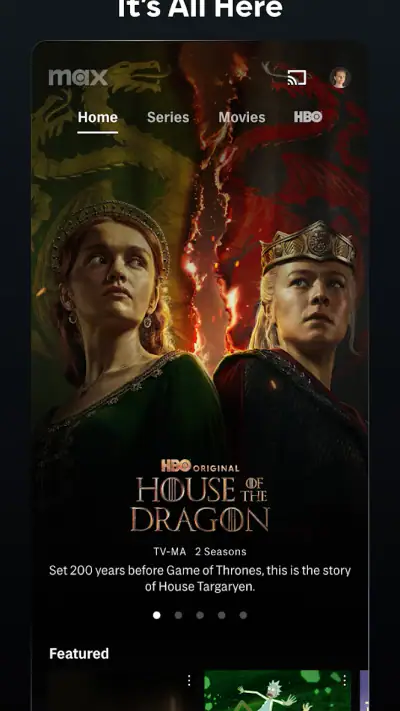 HBO Max: Filme und Serien screenshot 1