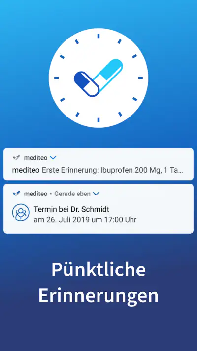 mediteo: Tabletten-Erinnerung screenshot 1