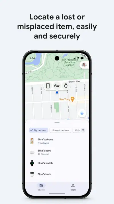 „Mein Gerät finden“ von Google screenshot 1