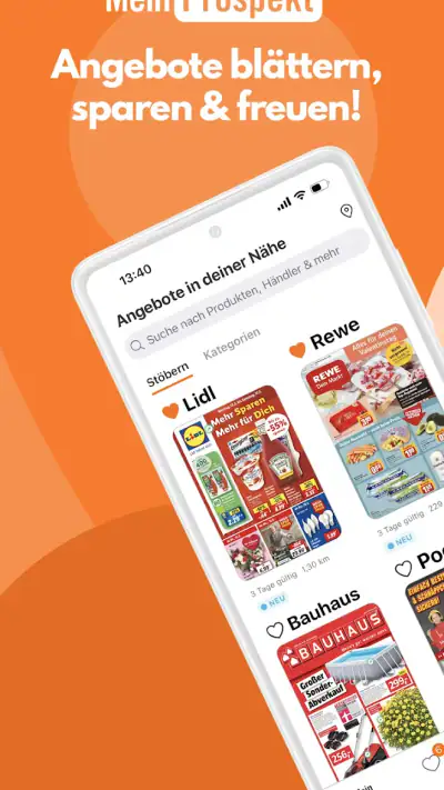 MeinProspekt mit Einkaufsliste screenshot 1