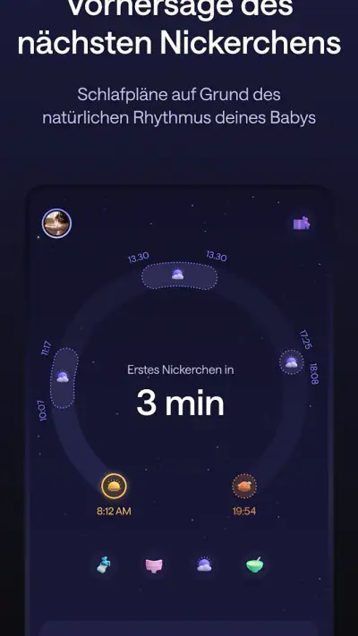Napper: Schlafplan & Geräusche screenshot 1