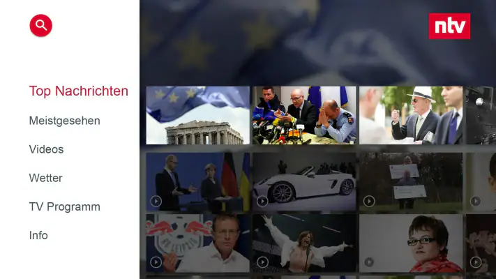 ntv Nachrichten für TV screenshot 1