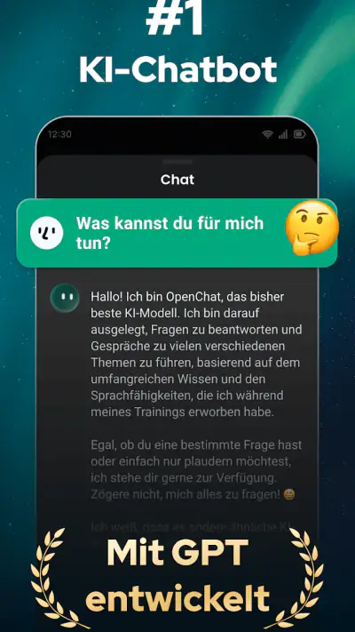 Open Chat - KI-Bot-App screenshot 1