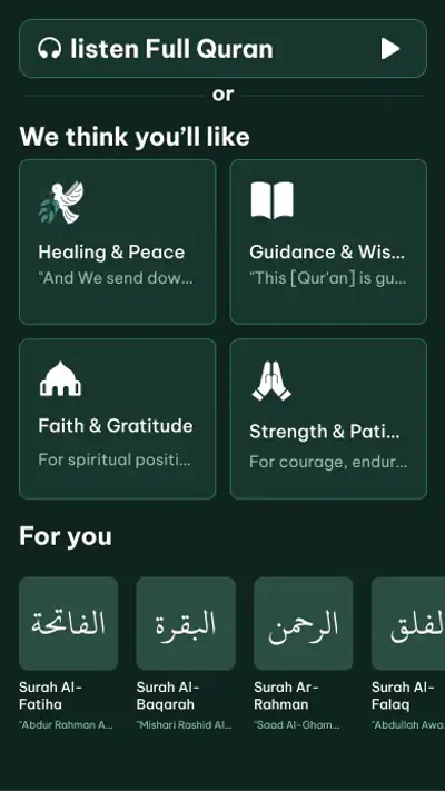 Quran Player Audio Offline screenshot 1