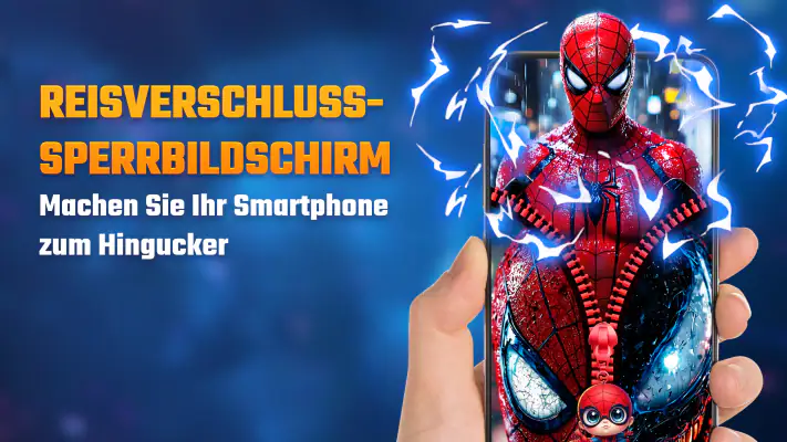 Reißverschluss-Sperrbildschirm screenshot 1