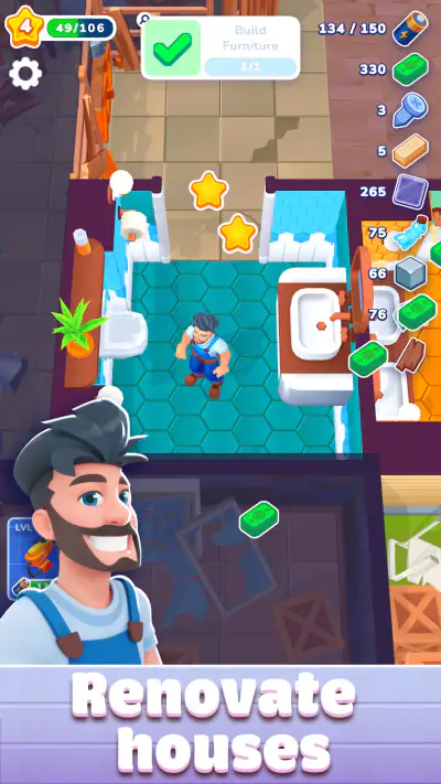 Renovation Day: Haus-Design screenshot 1