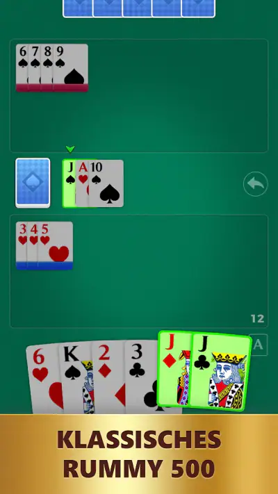 Rummy 500 screenshot 1