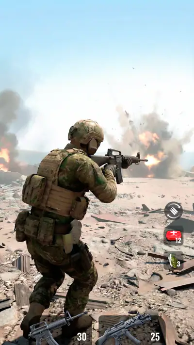 Shoot Out-Waffen Schieß Spiele screenshot 1