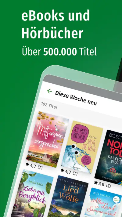 Skoobe: Bücher lesen und hören screenshot 1