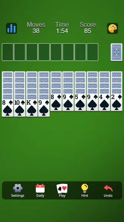 Spider Solitaire: Kartenspiel screenshot 1