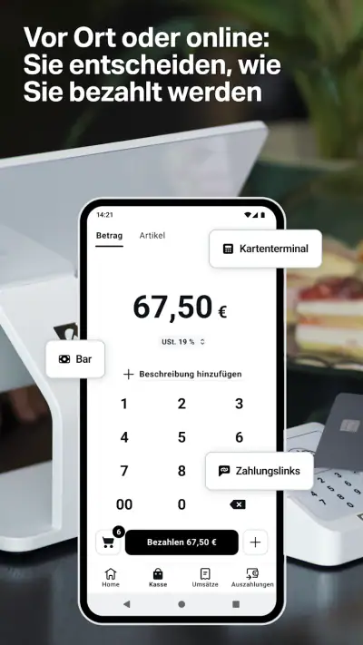 SumUp Business: POS & Kasse screenshot 1