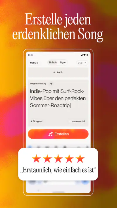 Suno - KI Musik & Lieder screenshot 1