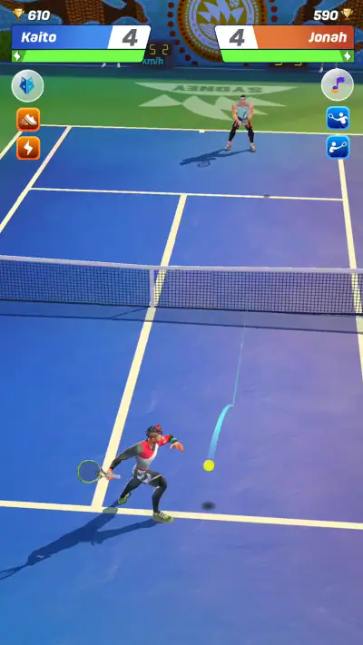 Tennis Clash: Online-Spiel screenshot 1