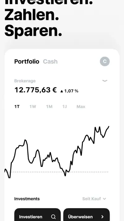 Trade Republic: Broker & Bank screenshot 1