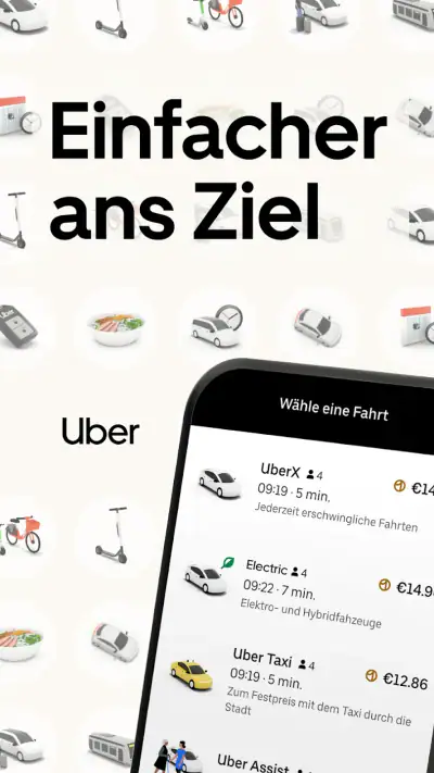 Uber - Deine Fahrt auf Abruf screenshot 1