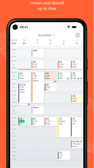 Untis Mobile screenshot 1