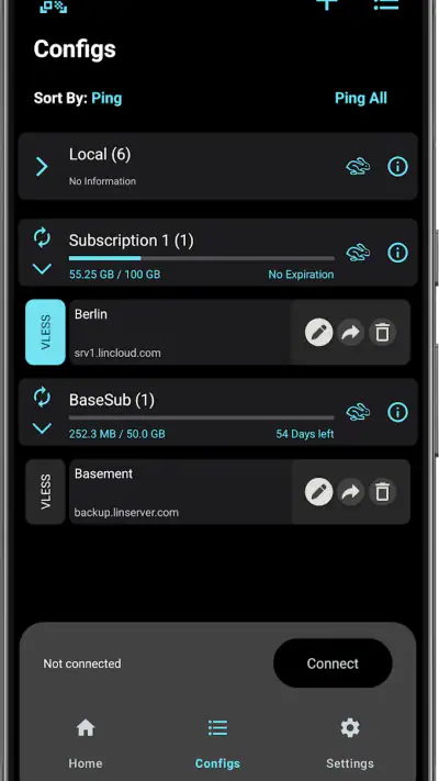 V2Box - V2ray Client screenshot 1