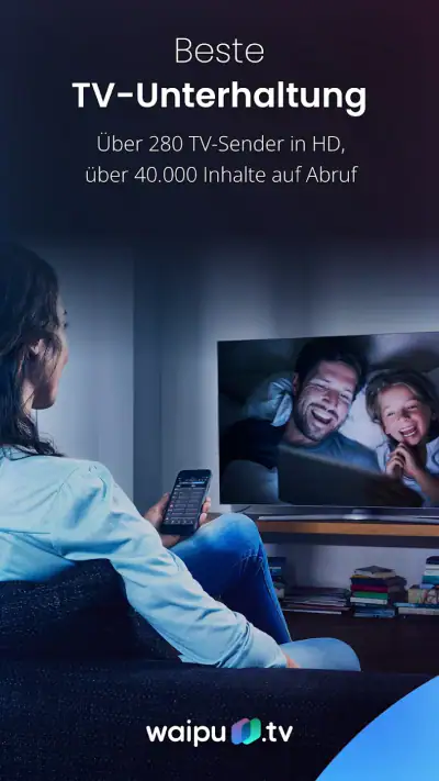 waipu.tv – Live TV-Streaming screenshot 1