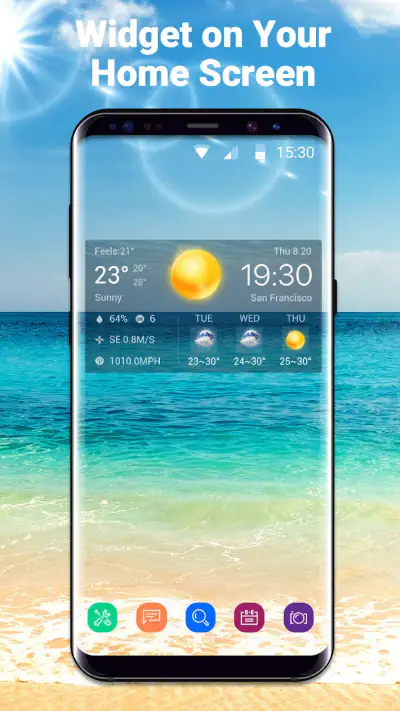 Wettervorhersage - Widget screenshot 1