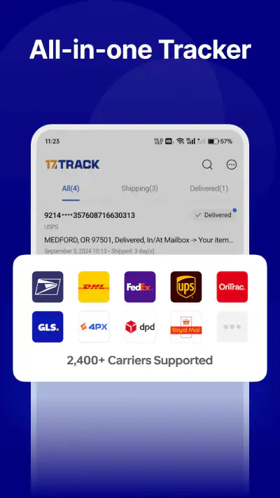 17TRACK Package Tracker screenshot 1