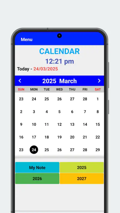 2026 Calendar screenshot 1