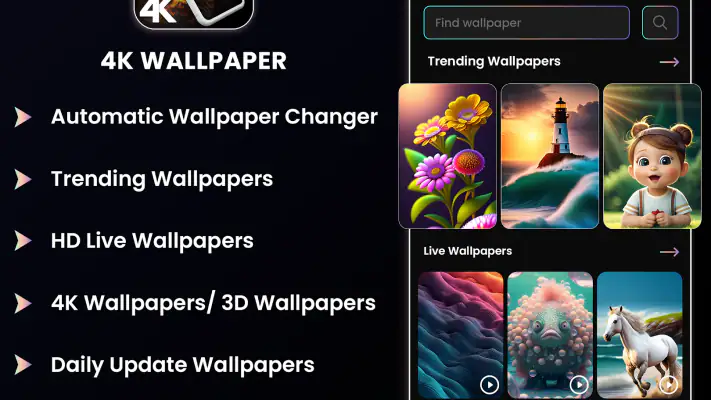 4K Wallpapers - HD Backgrounds screenshot 1